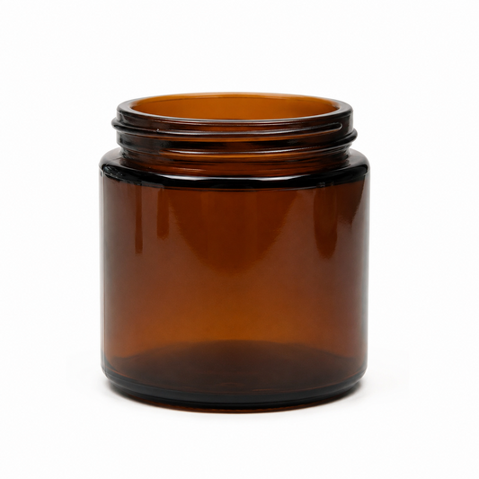 Boião de Vidro Âmbar 100 ml | Várias Cores | Tampa Opcional
