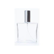 Frasco Vidro Transparente Perfume Retangular 100mL