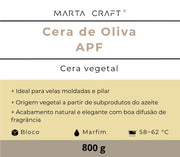 ♡ 13 - Cera de Olive NWax 364 | APF 58-62.ºC | Bloco 🟠 Molde (60–70º)