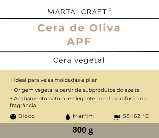 ♡ 13 - Cera de Olive NWax 364 | APF 58-62.ºC | Bloco 🟠 Molde (60–70º)