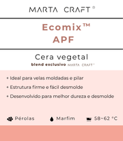 Cera de Soja Ecomix™ | Moldes | APF 58-62 ºC
