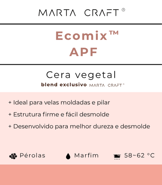 Cera de Soja Ecomix™ | APF 58-62.ºC | Pérolas 🟠 Molde (60–70º)