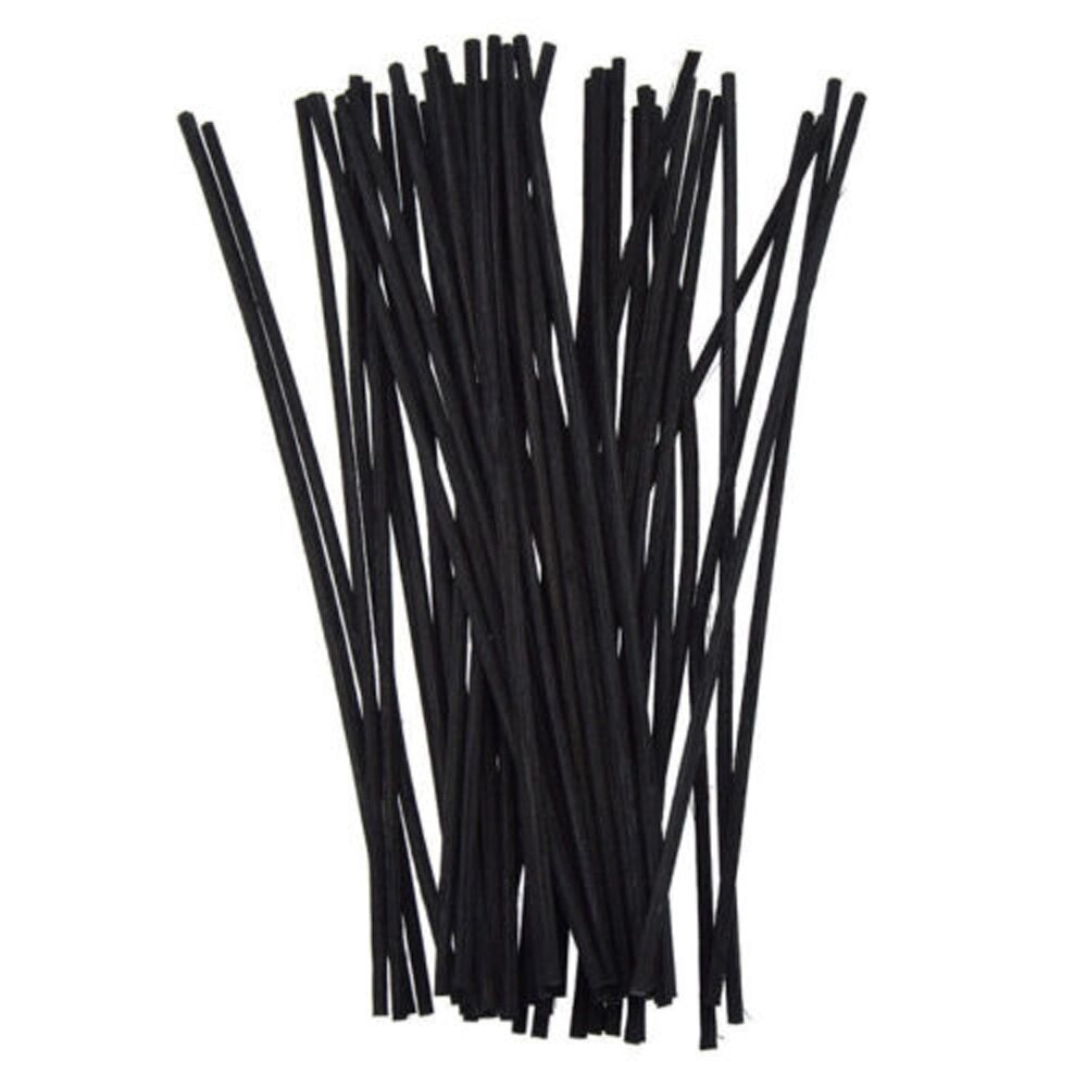Varetas rattan 6 unidades 40*5 mm  Vara de vime preta