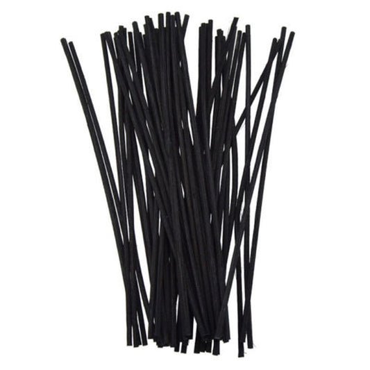 Varetas rattan 6 unidades 40*5 mm  Vara de vime preta