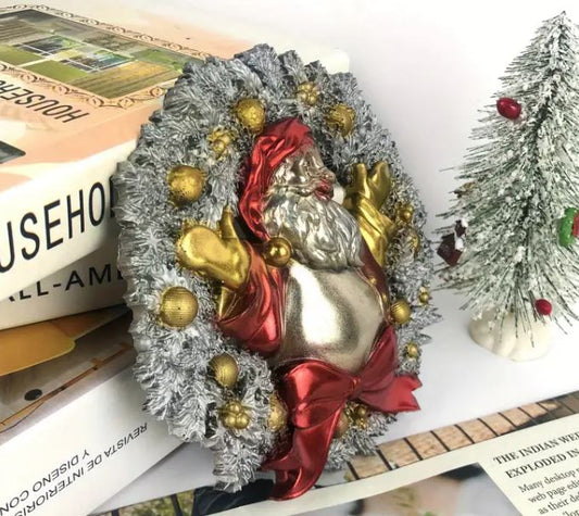 NA121MS- Molde de resina de PaI Natal 2D parede