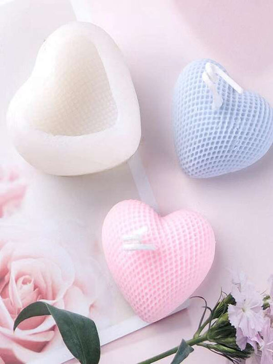 CA021MS - Coração Texturizado Molde - 1 unidade - S | M | L