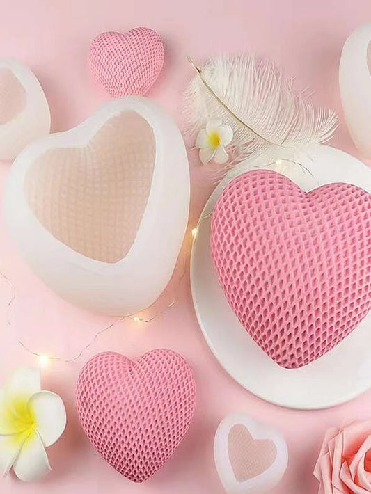 CA021MS - Coração Texturizado Molde - 1 unidade - S | M | L