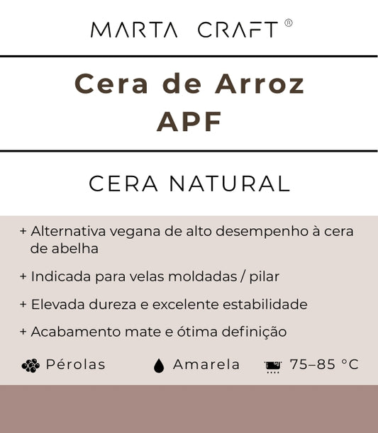 ♡ 17 - Cera de Arroz | APF 75-85.ºC | Pérolas 🔴 Pilar / dura (70–80º)