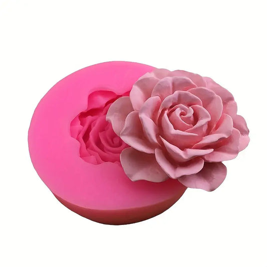 F118MS-  Flor hibisco  Molde de Silicone