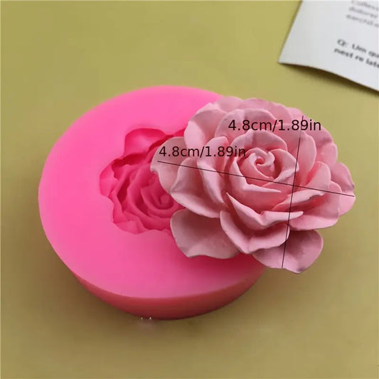F118MS-  Flor hibisco  Molde de Silicone