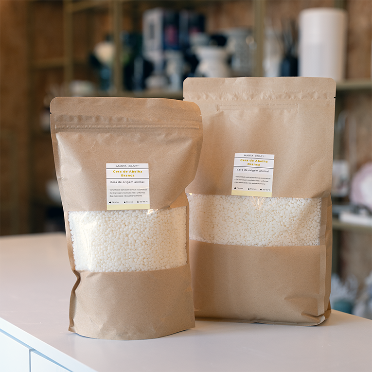 ♡ 18 - Cera de Abelha Branca | APF 62-65ºC | Pérolas