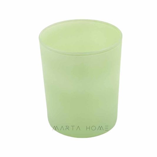 Copo de Vidro Barley para Vela 320mL - Verde Fosco