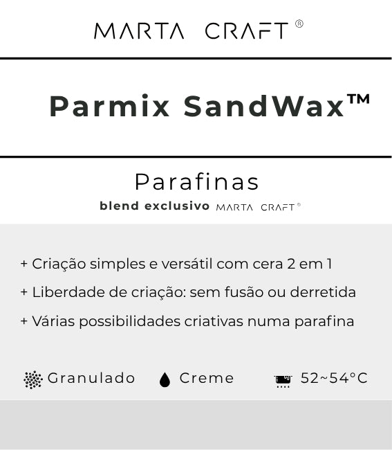 ♡ 21 - Parafina Parmix SandWax™ | Granulado
