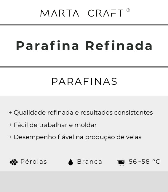♡ 23 - Parafina Refinada | Pérolas