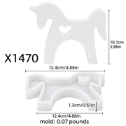 AN024MS- Animal Cavalo  - Molde de Silicone