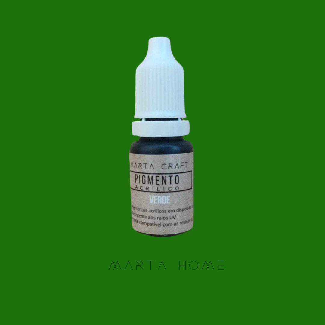 Pigmentos Acrilicos Resina Orgânica 10 mL