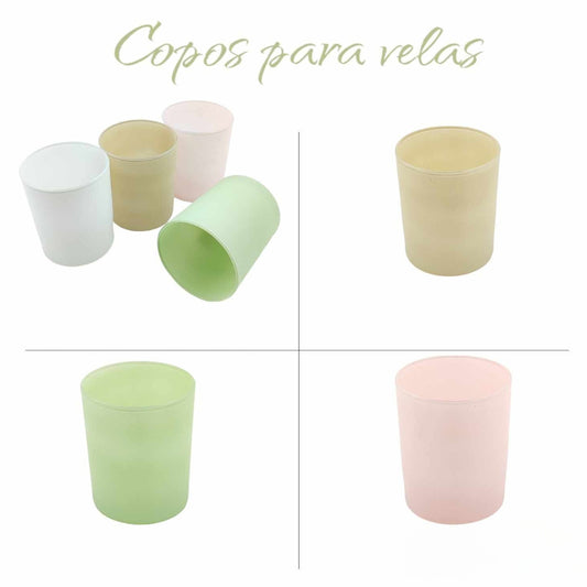 Copo de vela fosco 250 ml Fosco | Transparente