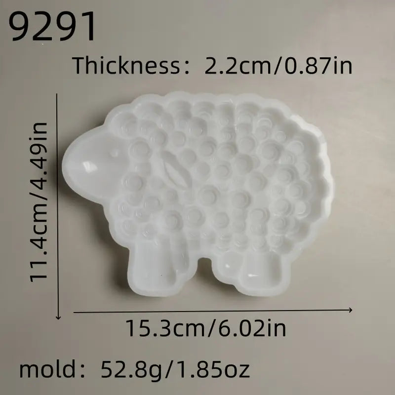 AN123MS -  Molde Silicone Ovelha grande