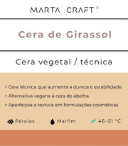 ♡ 28 - Cera de Girassol | Pérolas