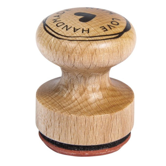 RAYHER – Carimbo Selo Feito à mão com amor, 3cm ø