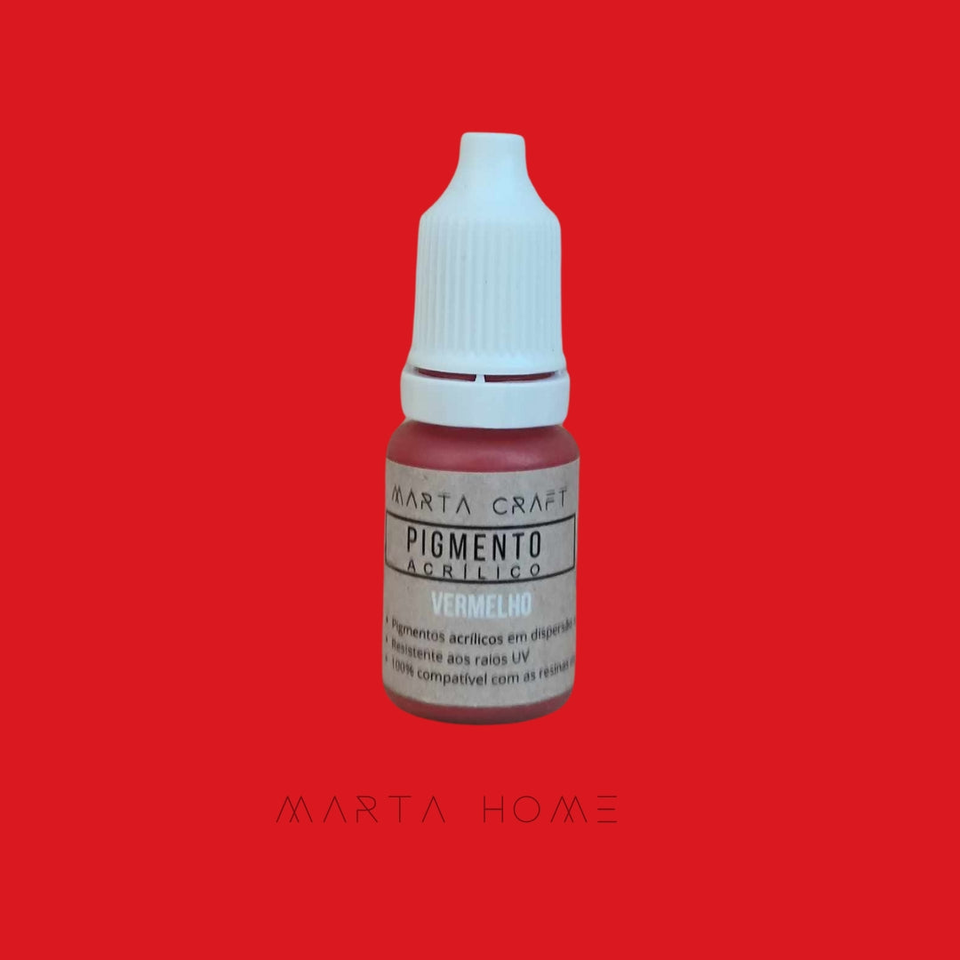 Pigmentos Acrilicos Resina Orgânica 10 mL