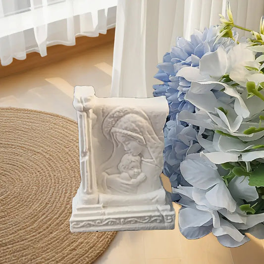 NA028MS- Molde Forma de Silicone Decorativa 3D Anjo Virgem