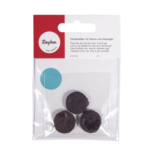 RAYHER - pastilhas de coloração para cera e gel de vela- azul médio