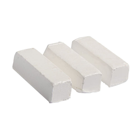 Pigmentos de cor para cera, branco 3 peças