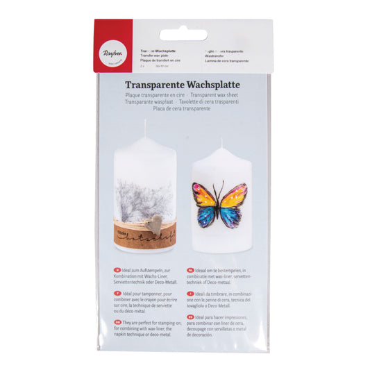 Placa de cera de transferência - RAYHER - velas