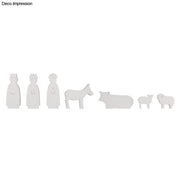 Rayher - Molde de silicone para presépio Molde de 2 partes com 11 formas, caixa
