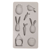 Rayher - Molde de Silicone Feliz Primavera 14,5x26x1cm, 8 formas, caixa 1 peça