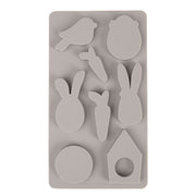 Rayher - Molde de Silicone Feliz Primavera 14,5x26x1cm, 8 formas, caixa 1 peça
