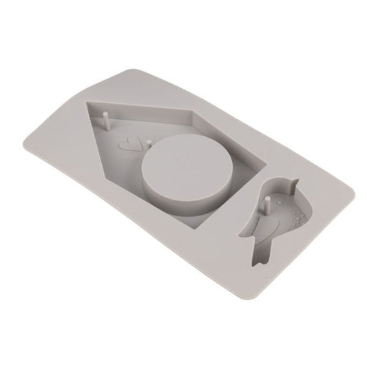Rayher -Molde de Silicone Casa de Passarinho + Pássaro 14,5x26x2cm, 2 formas, caixa 1 peça