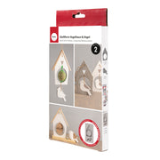 Rayher -Molde de Silicone Casa de Passarinho + Pássaro 14,5x26x2cm, 2 formas, caixa 1 peça