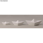 Rayher -Conjunto de Moldes de Silicone Barcos de Origami 3 peças, 8x4x2,9cm/12x6x4,3cm/16x8x5,6cm