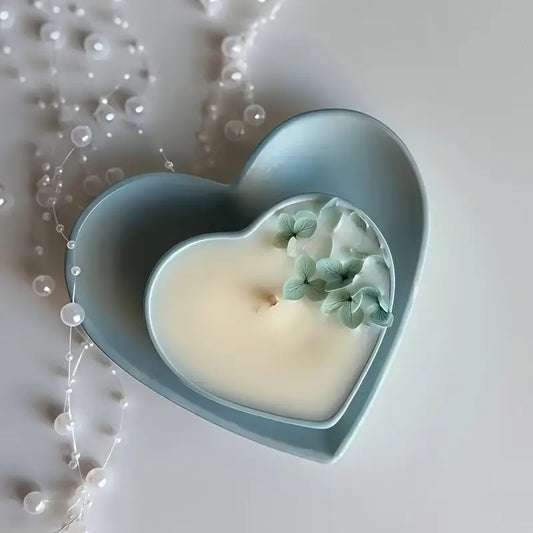 BP066MS - Molde EPoxi Base Prato + Taça - Coração