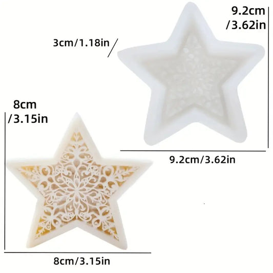 NA084MS -Molde estrela Natal