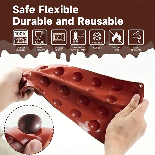 FC060MS -Molde de 15 Cavidades meia esfera