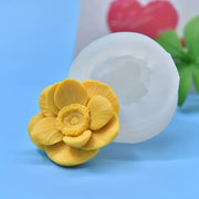 F028MS-  Flor hibisco  Molde de Silicone