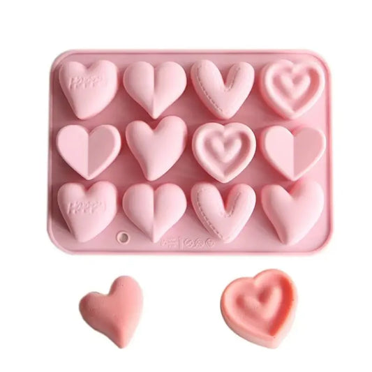 FC047MS -Molde de 12 Cavidades Coração