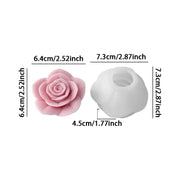 F090MS-  Molde Flor Rosa 3D