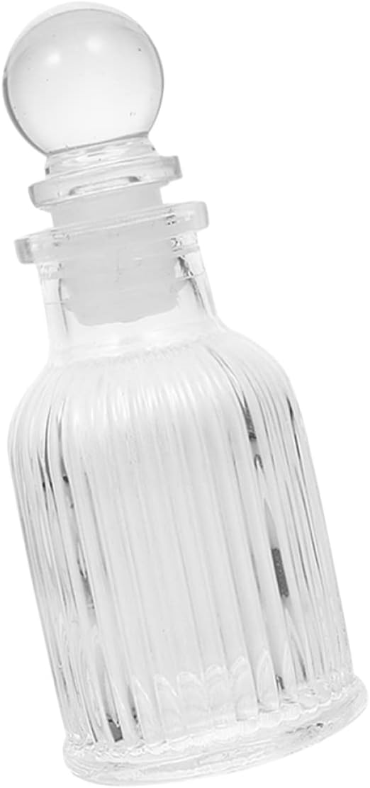 Frasco Vidro Garrafa Francesa Transparente 50mL/100mL + Tampa Vidro Bola