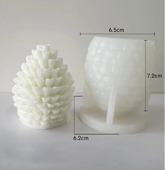 NA034MS-  Molde  pinha 3D vela