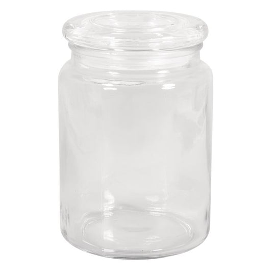 | Pote de armazenamento com tampa de vidro, 14 cm ø10cm, 900 ml