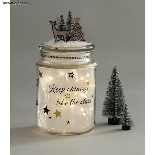 | Pote de armazenamento com tampa de vidro, 14 cm ø10cm, 900 ml