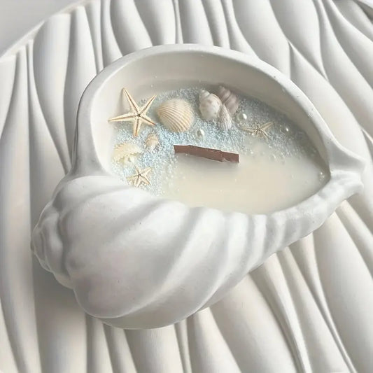 BP061MS - Moldes de Silicone para Suporte de Vela de Concha 2