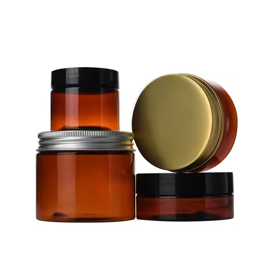 Frasco de Vidro 100 ml – Âmbar ou Transparente | Tampa Opcional (Dourada, Prateada, Preta (vendida separadamente) ou Sem Tampa)