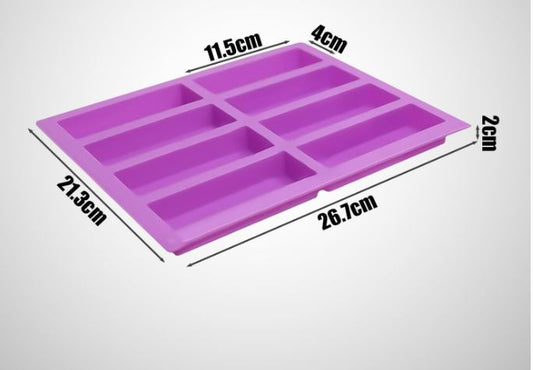 FC019MS - Molde de 8 buracos Sabão/Sabonetes