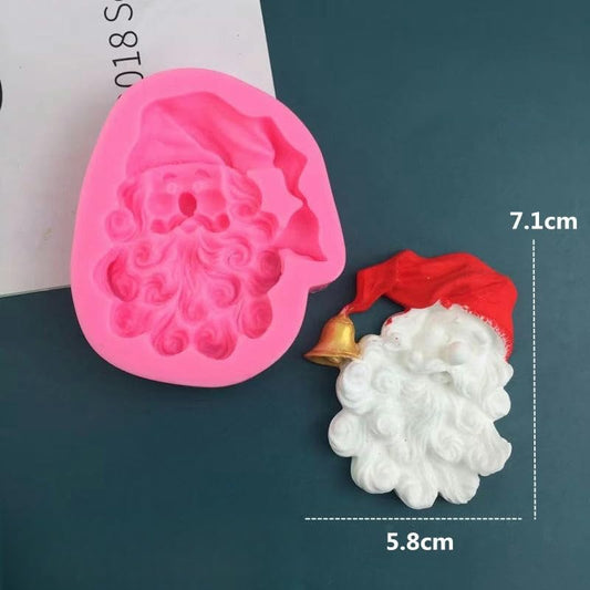 NA005MS -Molde de Silicone Pai Natal