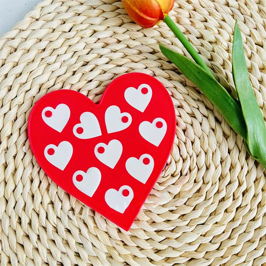 FC049MS -Molde de 10 Cavidades coração pingente